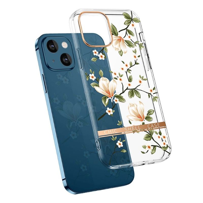 Deksel Til iPhone 13 Gjennomsiktige Blomster