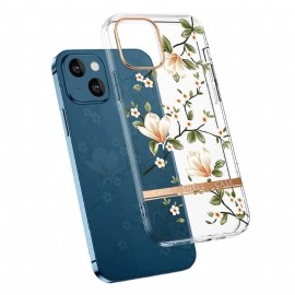 Deksel Til iPhone 13 Gjennomsiktige Blomster