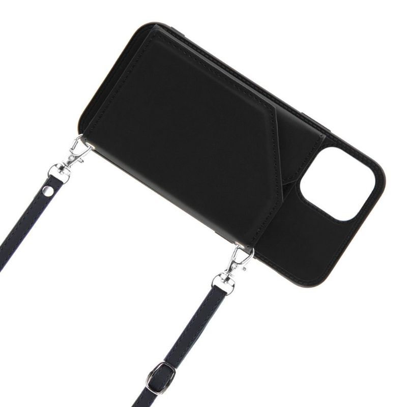 Deksel Til iPhone 13 Originalitet Aude Multi-compartment Lanyard