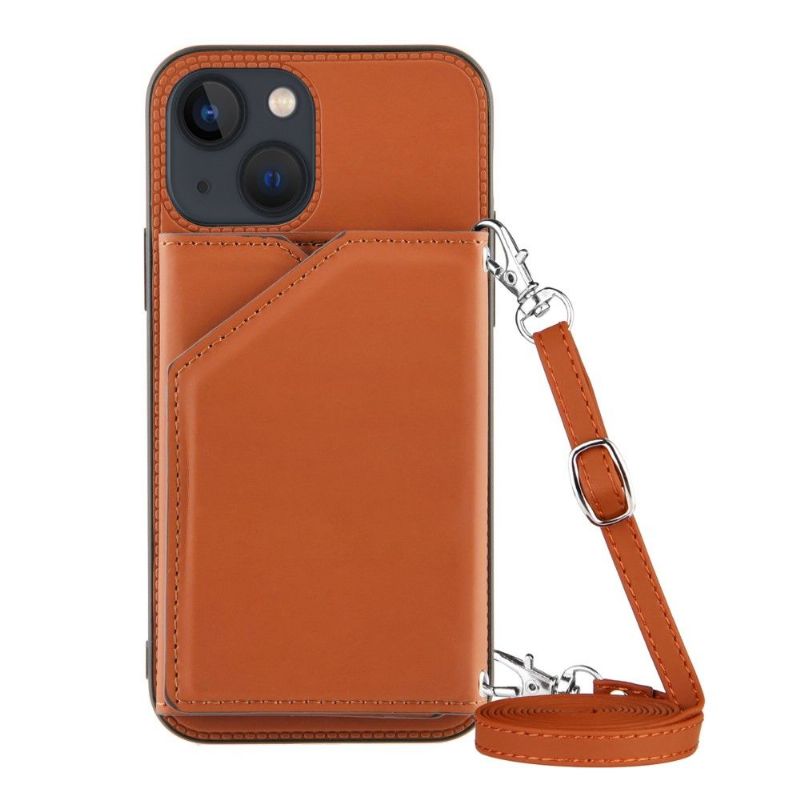 Deksel Til iPhone 13 Originalitet Aude Multi-compartment Lanyard