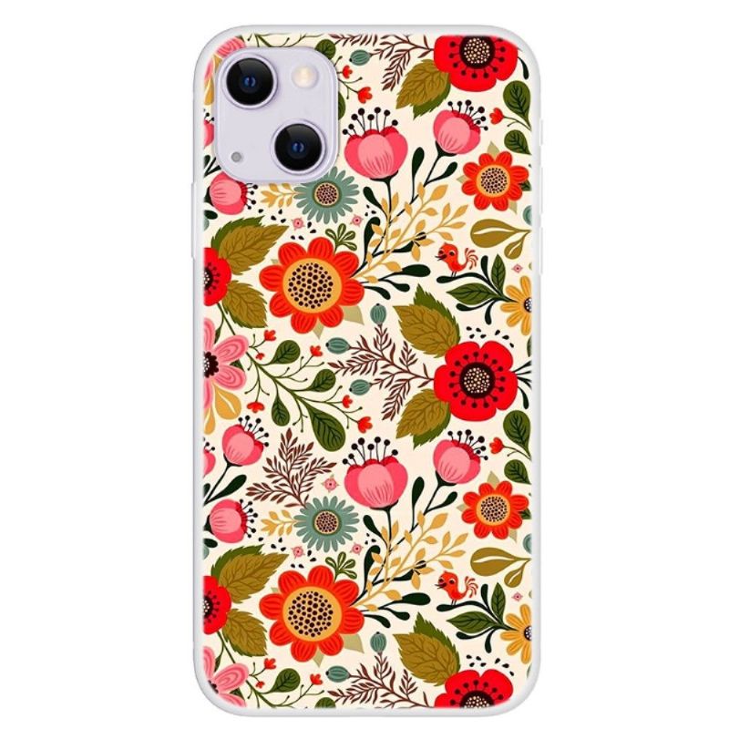 Deksel Til iPhone 13 Originalitet Fargerike Blomster