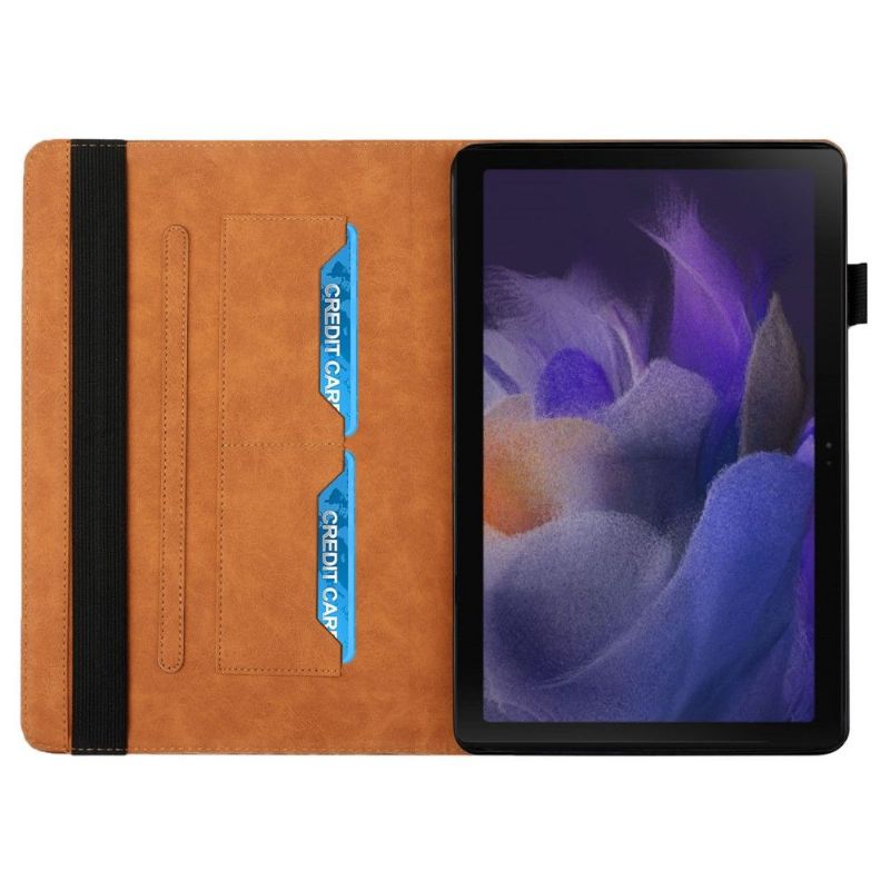 Deksel Samsung Galaxy Tab A8 (2021) Cube Geometry Flap Kortholder