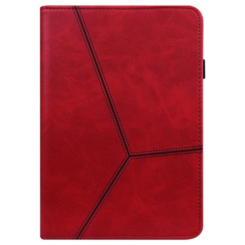 Samsung Galaxy Tab A8 (2021) Lines Retro Leather Effect Cover