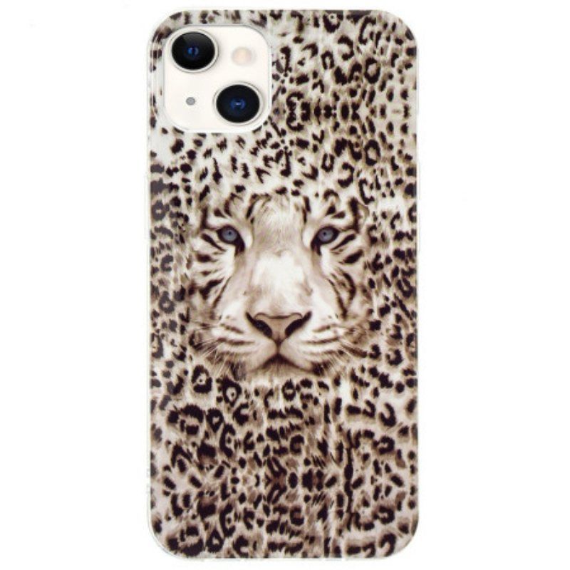 Deksel Til iPhone 15 Plus Fluorescerende Leopard