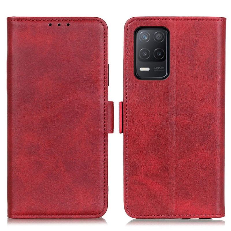 Etui Til Realme 8 / 8 Pro Lommebok Matt Kunstskinn