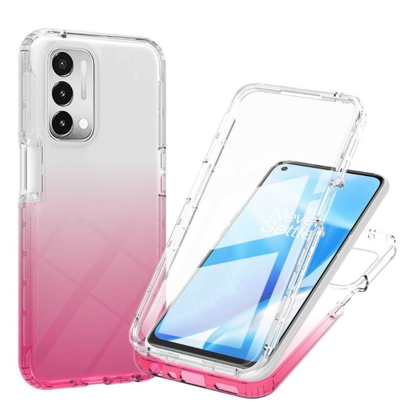 Deksel Til Oppo A74 5G / A54 5G Gradient Med Herdet Glass