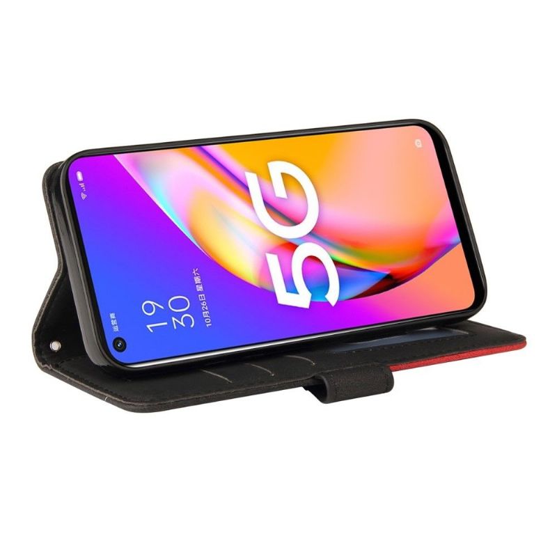 Folio Deksel Til Oppo A74 5G / A54 5G Bicolor Artistic