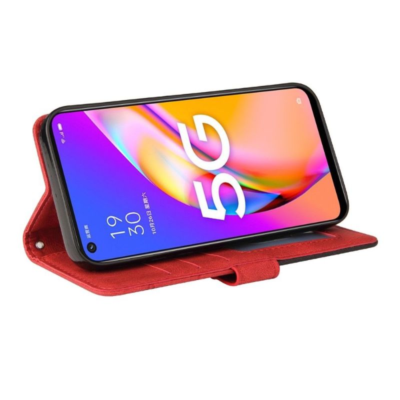 Folio Deksel Til Oppo A74 5G / A54 5G Bicolor Artistic