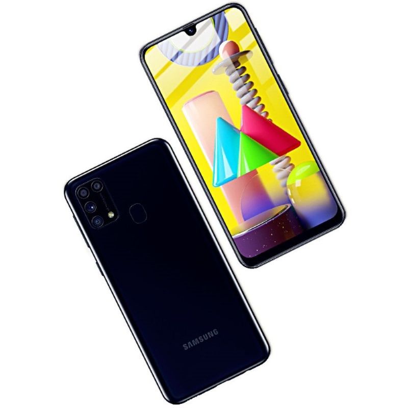 Samsung Galaxy M31 Skjermbeskytter I Herdet Glass I Full Størrelse