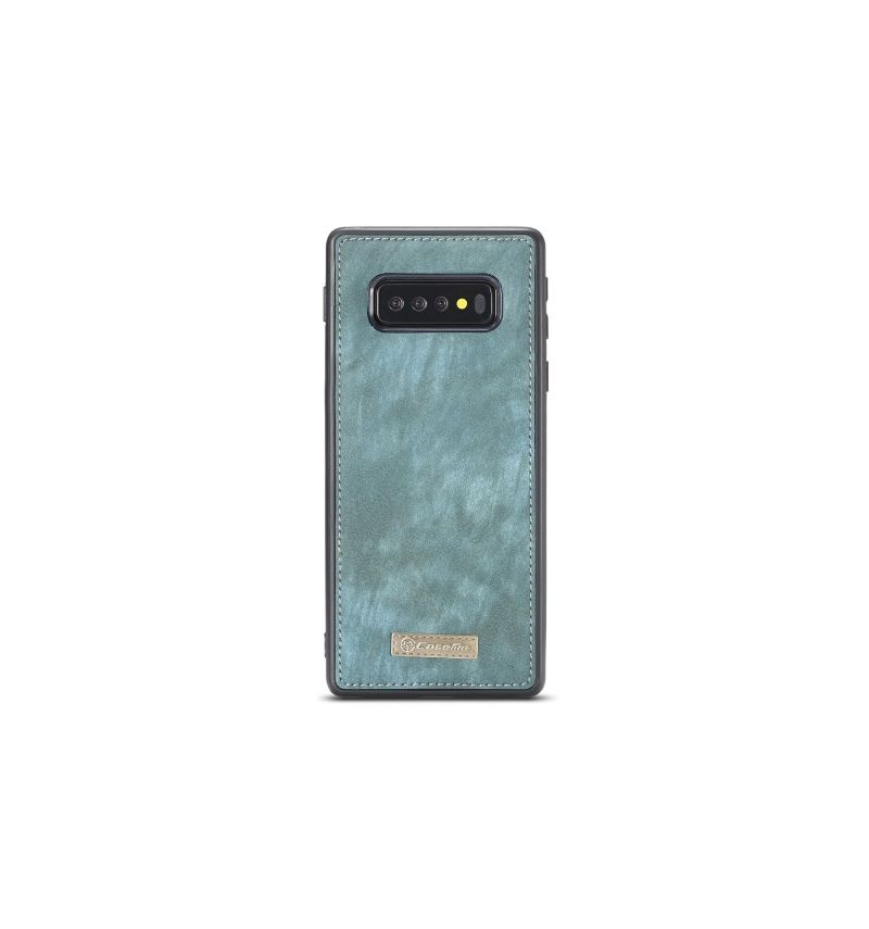 Deksel Etui Til Samsung Galaxy S10 Lommebok Og Grønn Sak