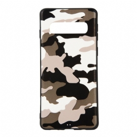 Deksel Til Samsung Galaxy S10 Militær Camo Gel