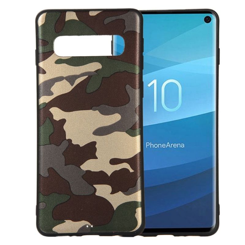 Deksel Til Samsung Galaxy S10 Militær Camo Gel