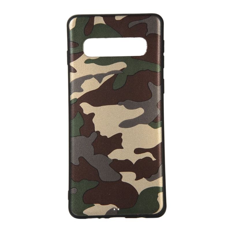 Deksel Til Samsung Galaxy S10 Militær Camo Gel