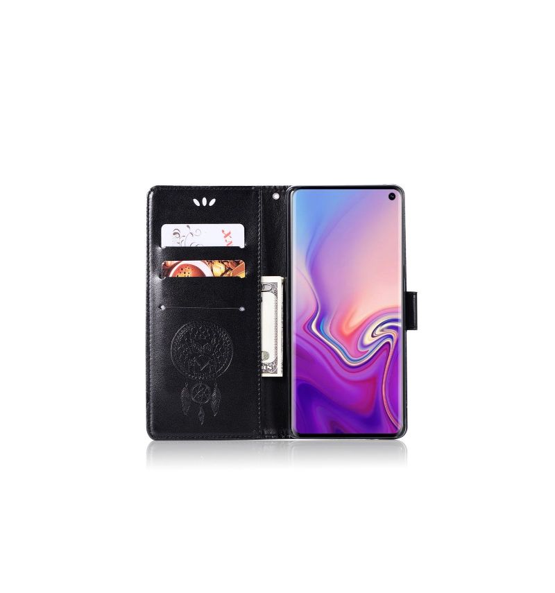 Etui Til Samsung Galaxy S10 Drømmefangerugle