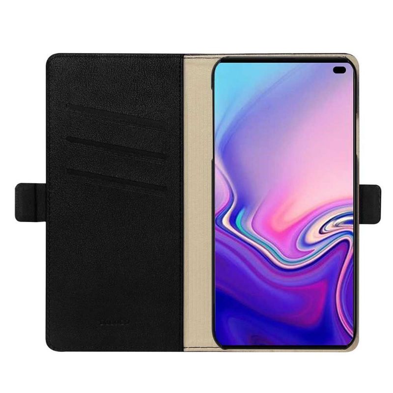 Etui Til Samsung Galaxy S10 Folio Deksel Imitert Skinn Folio L'arthus