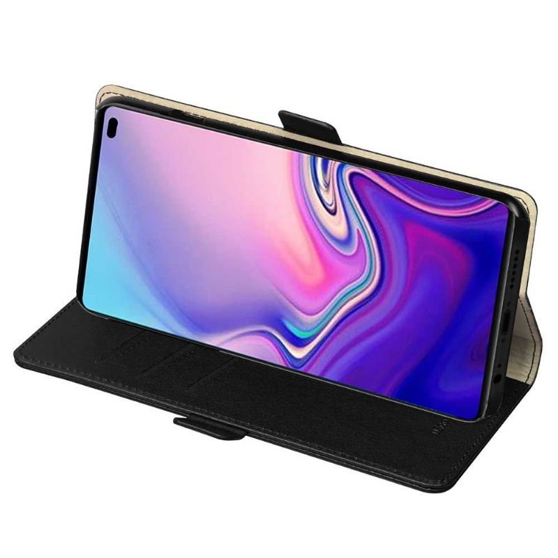 Etui Til Samsung Galaxy S10 Folio Deksel Imitert Skinn Folio L'arthus