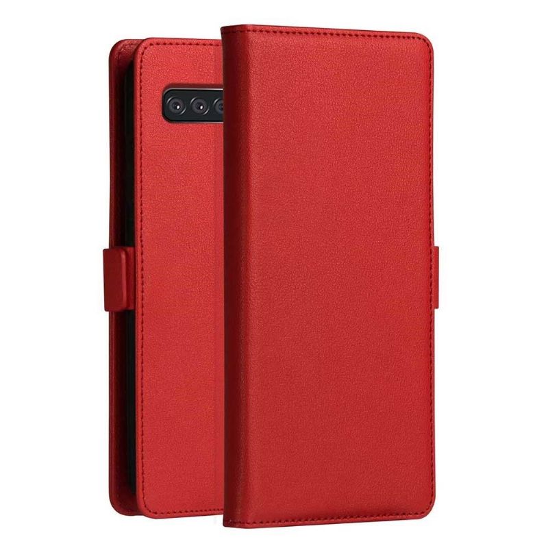 Etui Til Samsung Galaxy S10 Folio Deksel Imitert Skinn Folio L'arthus