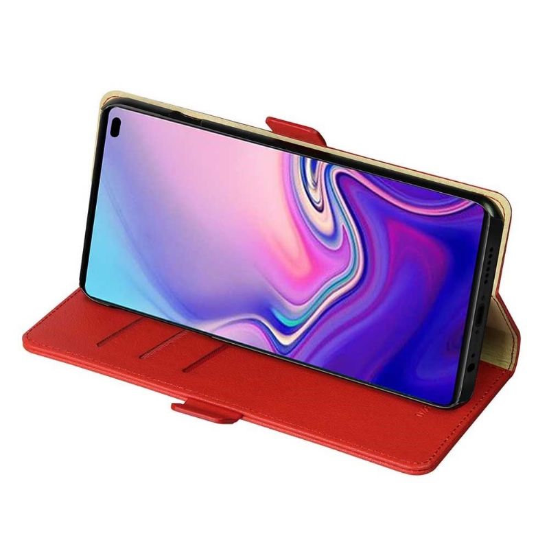 Etui Til Samsung Galaxy S10 Folio Deksel Imitert Skinn Folio L'arthus