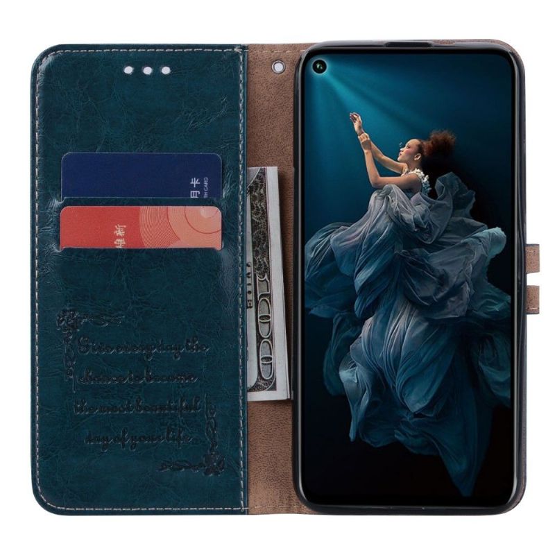 Etui Til Honor 20 Pro Deluxe Vintage Skinneffekt