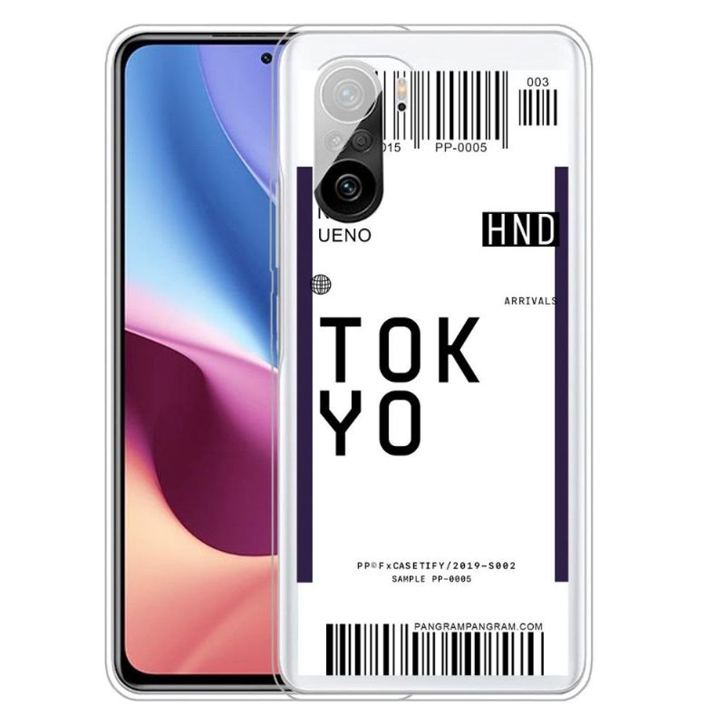 Deksel Til Xiaomi Mi 11i / Poco F3 Boardingkort 05 Tokyo