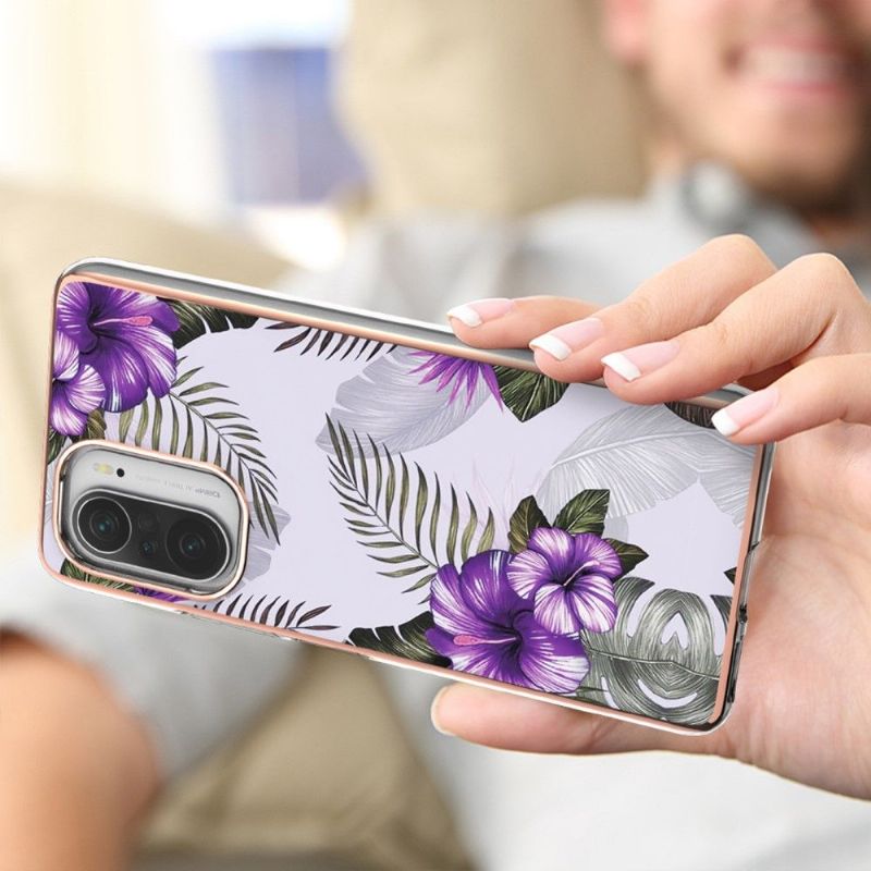 Deksel Til Xiaomi Mi 11i / Poco F3 Eksotiske Blomster