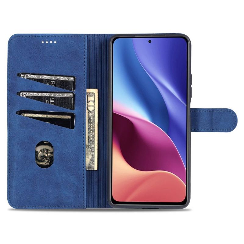 Etui Til Xiaomi Mi 11i / Poco F3 Anti-fall Folio Deksel Azns Kortholder