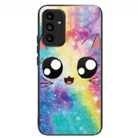 Deksel Samsung Galaxy A15 5g Galaxy Cat Herdet Glass