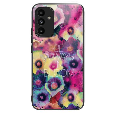 Deksel Samsung Galaxy A15 5g Fargerike Blomster I Herdet Glass