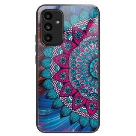 Deksel Samsung Galaxy A15 5g Mandala Herdet Glass