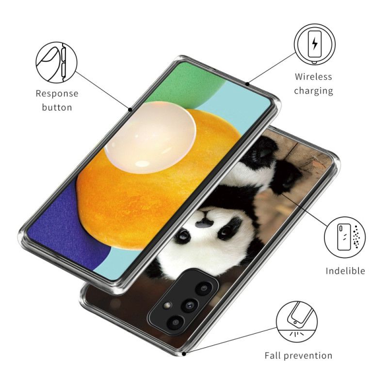 Deksel Samsung Galaxy A15 5g Pandamønster