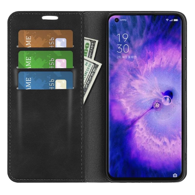 Case Til Oppo Find X5 Stativ I Kunstskinn