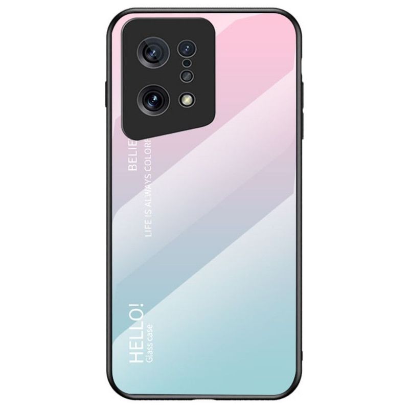 Deksel Til Oppo Find X5 Fargegradient