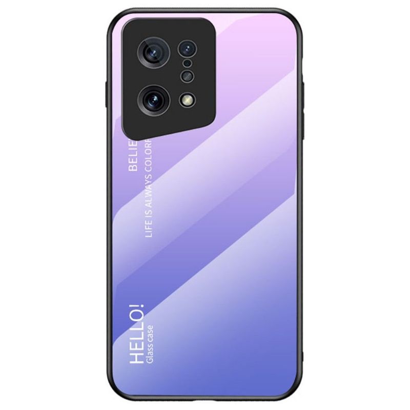 Deksel Til Oppo Find X5 Fargegradient