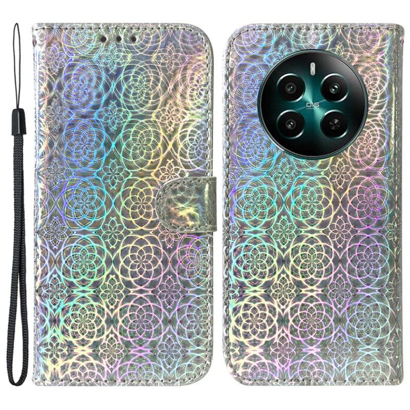 Folio Deksel Realme 12 Plus 5g Strappy Disco Style