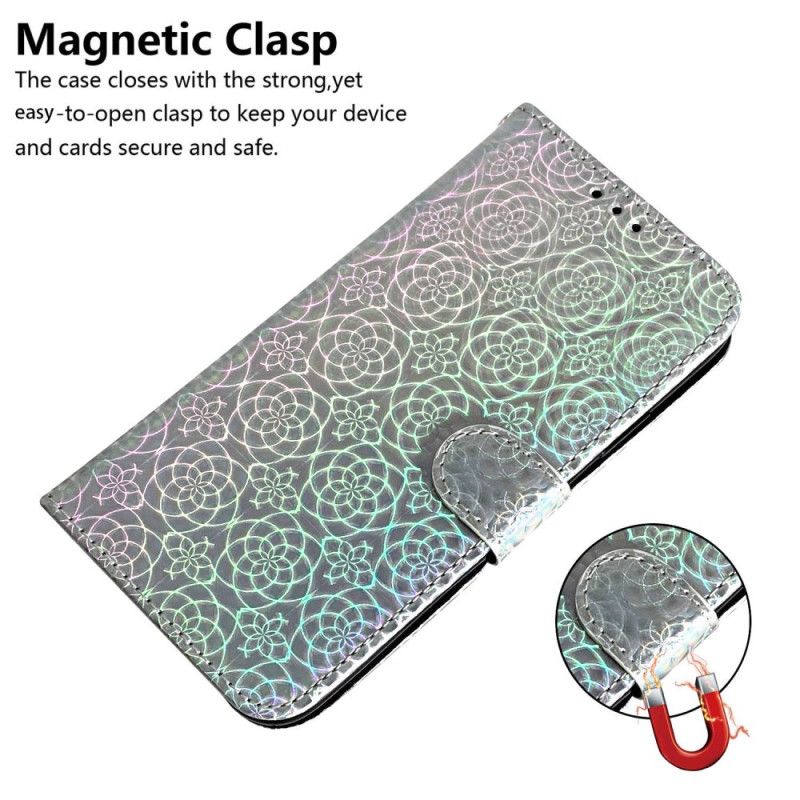 Folio Deksel Realme 12 Plus 5g Strappy Disco Style