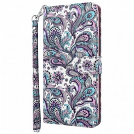 Folio Deksel Til Moto E40 / E30 / E20 Paisley