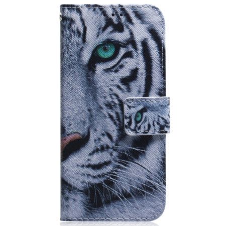 Folio Deksel Xiaomi 14t Hvit Tiger