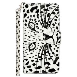 Folio Deksel Xiaomi 14t Leopard Grafisk Stropp