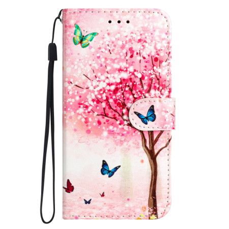 Lærdeksel Folio Deksel Xiaomi 14t Mobildeksel Kirsebærblomst