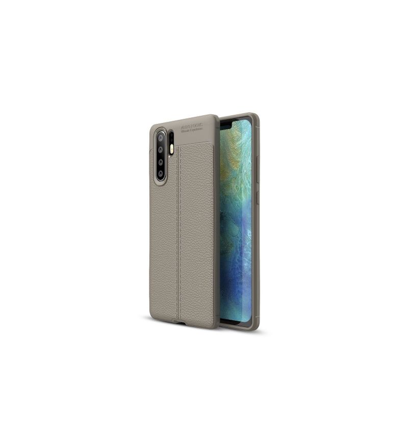 Deksel Til Huawei P30 Pro Textured Leather Style Gel