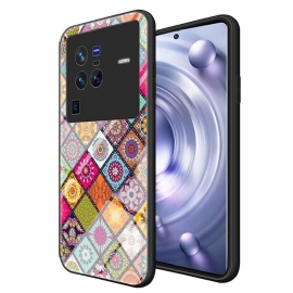 Deksel Til Vivo X80 Pro Mandala Kaleidoskop Med Stativ