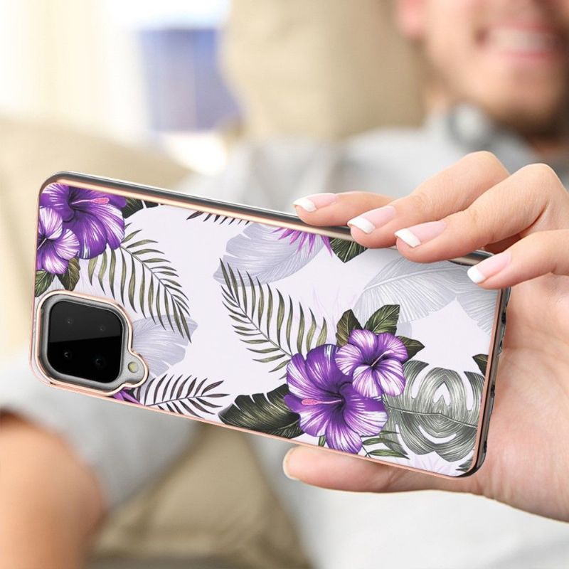 Deksel Til Samsung Galaxy A22 4G Eksotiske Blomster