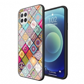 Deksel Til Samsung Galaxy A22 4G Mandala Kaleidoskop Med Stativ