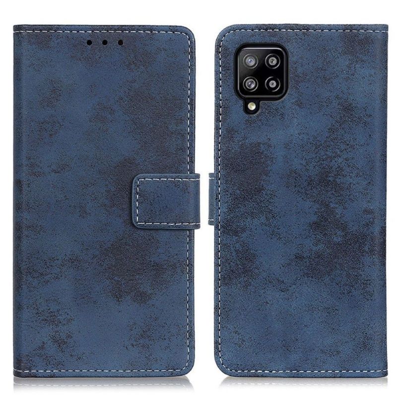 Folio Deksel Til Samsung Galaxy A22 4G Cyrius Faux Leather Vintage