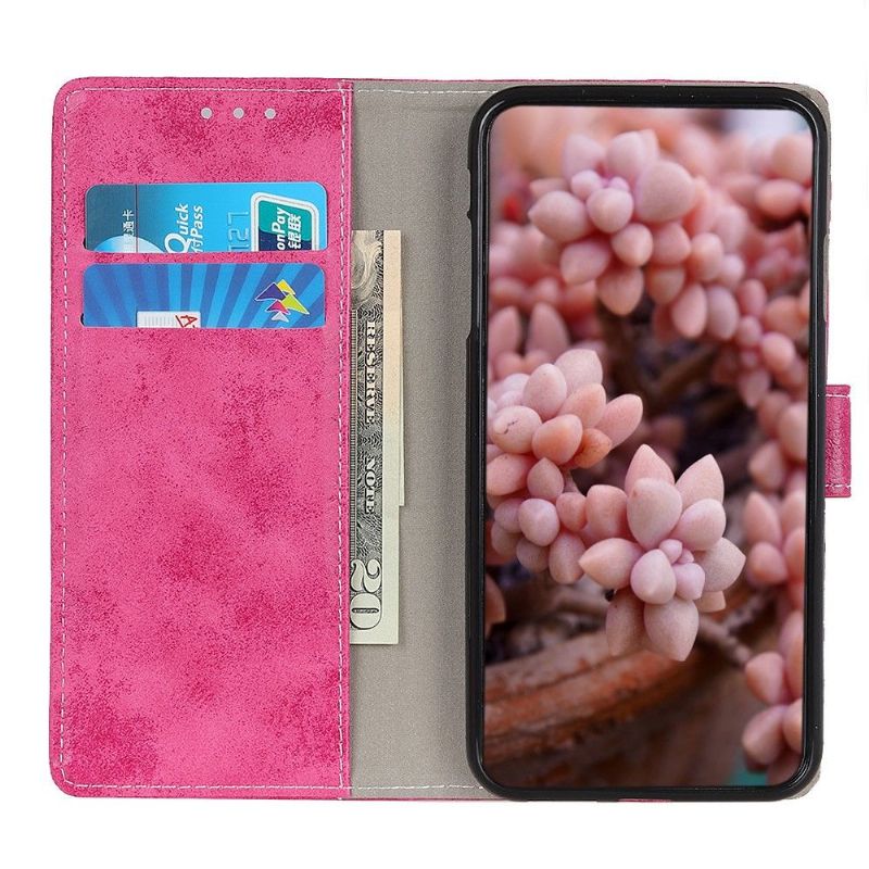 Folio Deksel Til Samsung Galaxy A22 4G Cyrius Faux Leather Vintage