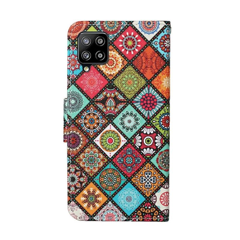 Folio Deksel Til Samsung Galaxy A22 4G Mandala Kaleidoskop