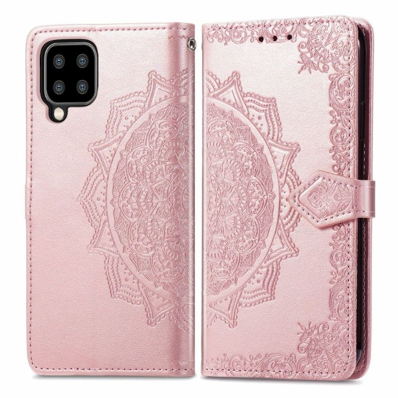 Folio Deksel Til Samsung Galaxy A22 4G Relief Mandala