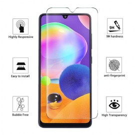 Etuiet + Beskyttelsesfilm I Herdet Glass For Samsung Galaxy A31