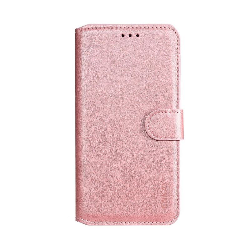 Lærdeksel Til Samsung Galaxy A31 Originalitet Enkay Leather Effect Card Holder