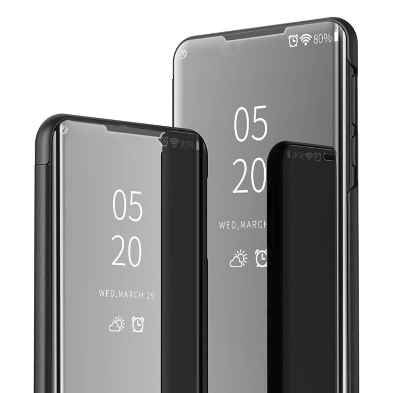 Deksel Til Oppo Find X3 Pro Anti-fall Folio Deksel Speileffekt